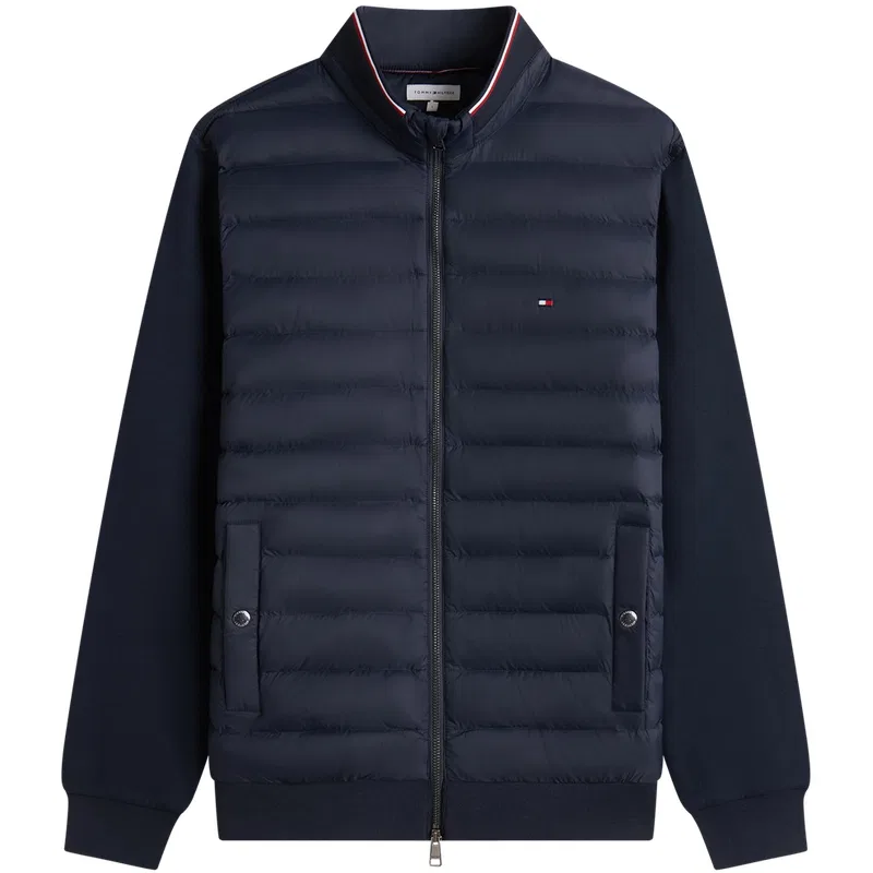 Мужская куртка-пуховик с воротником-стойкой Tommy Hilfiger, Navy Blue DW5