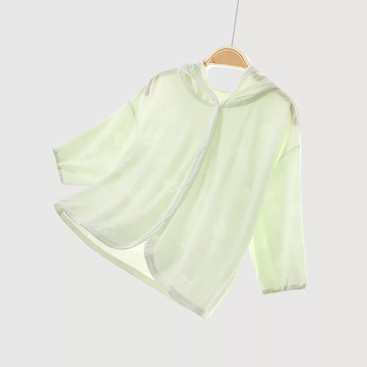 Детское пальто для девочек из модала Laimi Bloom, Green Panda