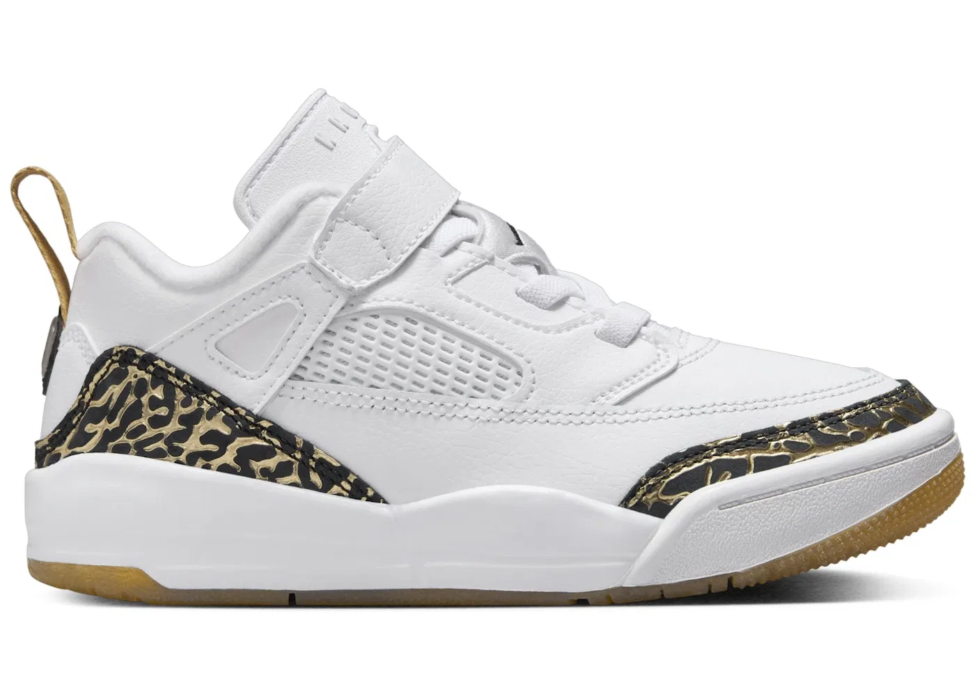 Детские кроссовки Lifestyle Jordan Spizike Low, White/Metallic Gold/Sail/Black