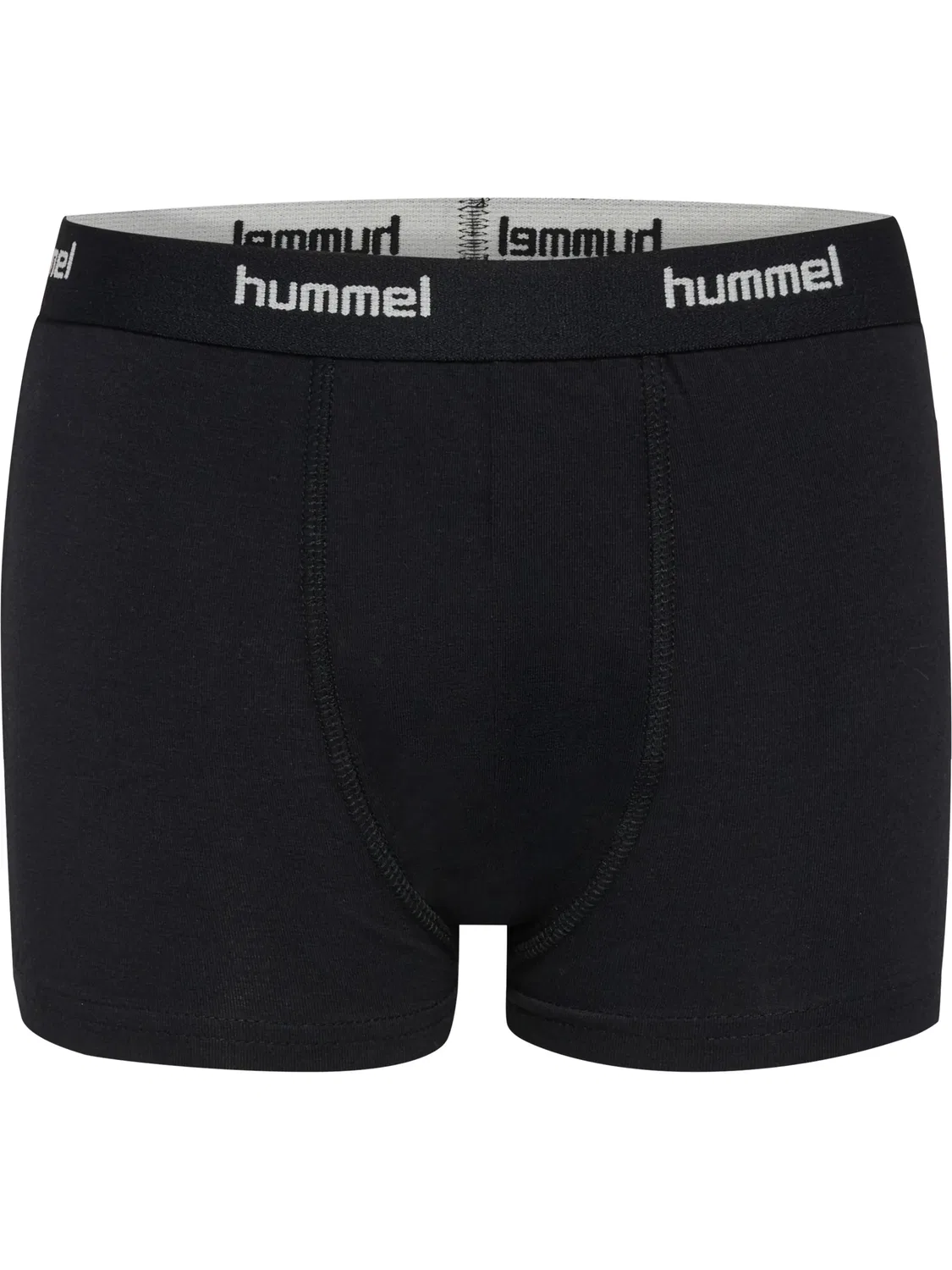 Трусы-боксеры детские с принтом Nalle Hummel, серый меланж — фото 3