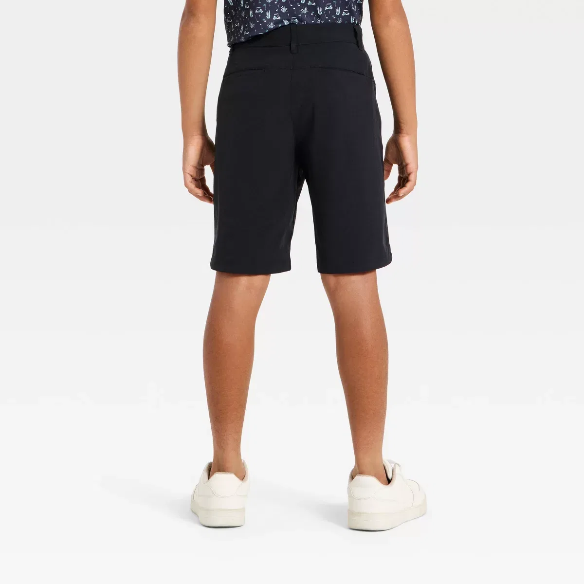 Детские шорты для мальчиков с UPF-защитой Regular Fit Golf Shorts All In Motion, Black — фото 2