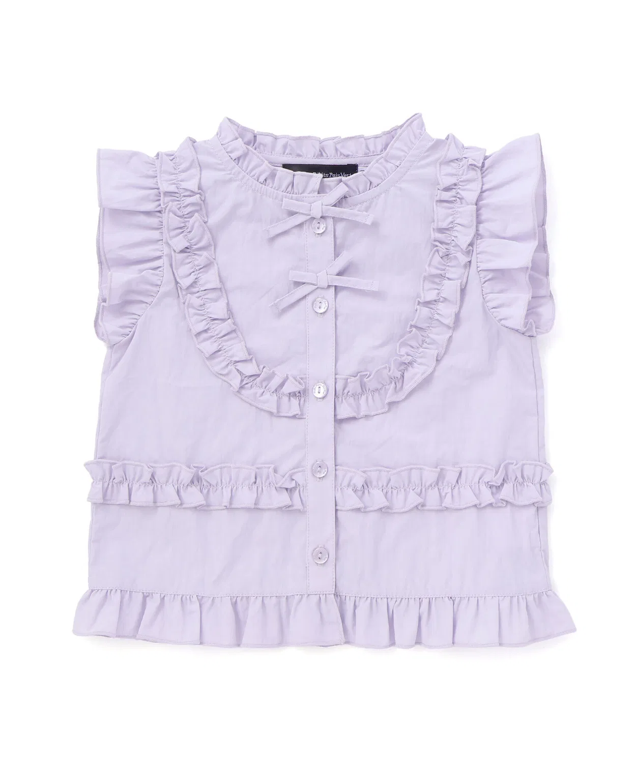 Детская блузка с длинным рукавомдля девочек BeBe Petits Pois Vert, Purple