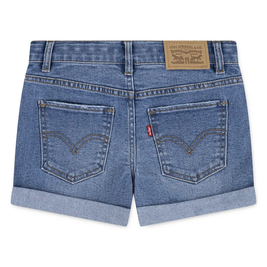 Детские шорты обычного цвета, синие Levi'S Kids — фото 2