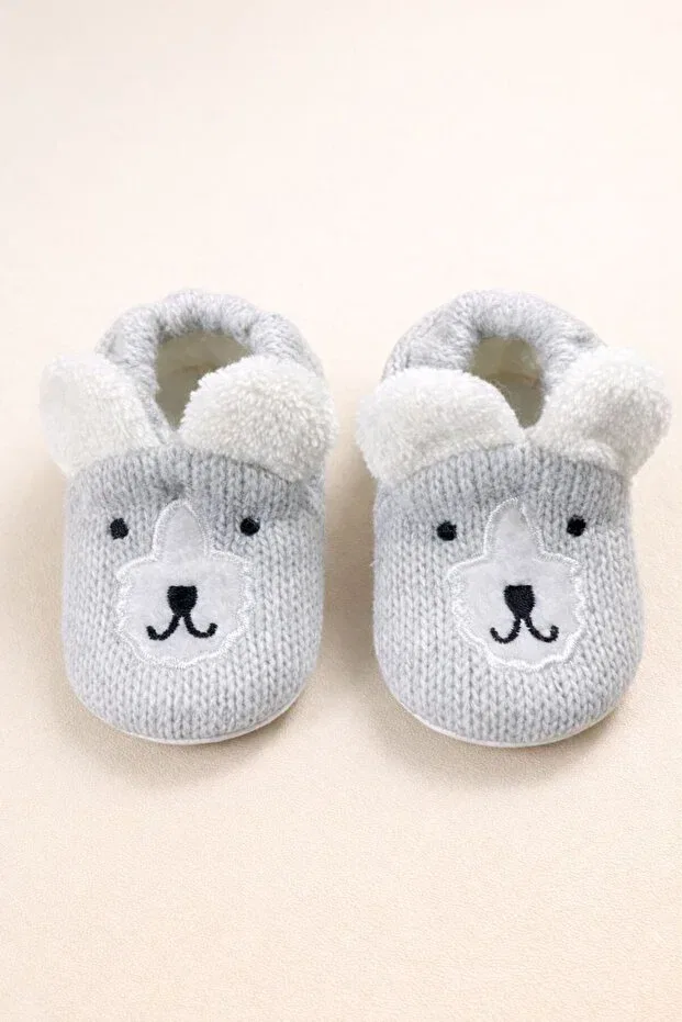 Детские пинетки для новорожденных с органическим вкладышем Numix Baby Kids, Gray — фото 2