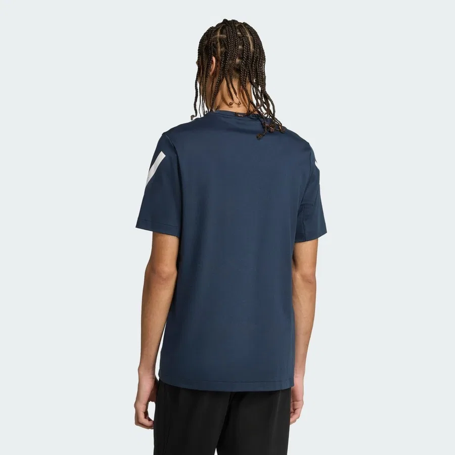 Футболка с принтом adidas Z.N.E. Tee, Черный — фото 2