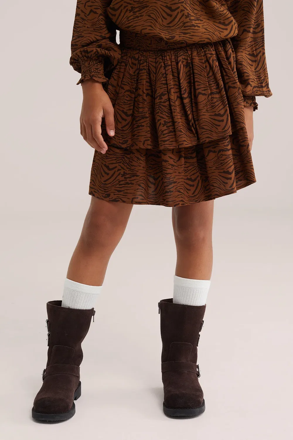 Юбка А-силуэта We Fashion, Brown — фото 2