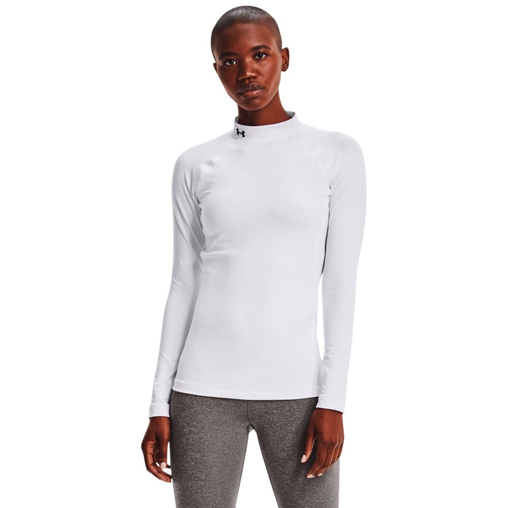 

Футболка с длинным рукавом Under Armour ColdGear Authentics Mockneck, белый