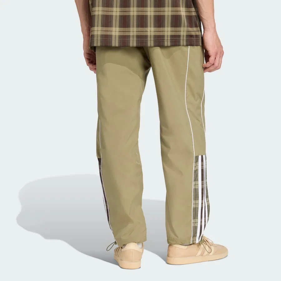 Спортивные брюки свободного кроя Tartan Loose Track Pants adidas, Зеленый — фото 2