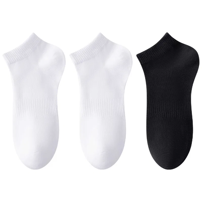 Детские носки-невидимки 5 пар, Unisex Ankle Socks, MIIOW, Black — фото 3