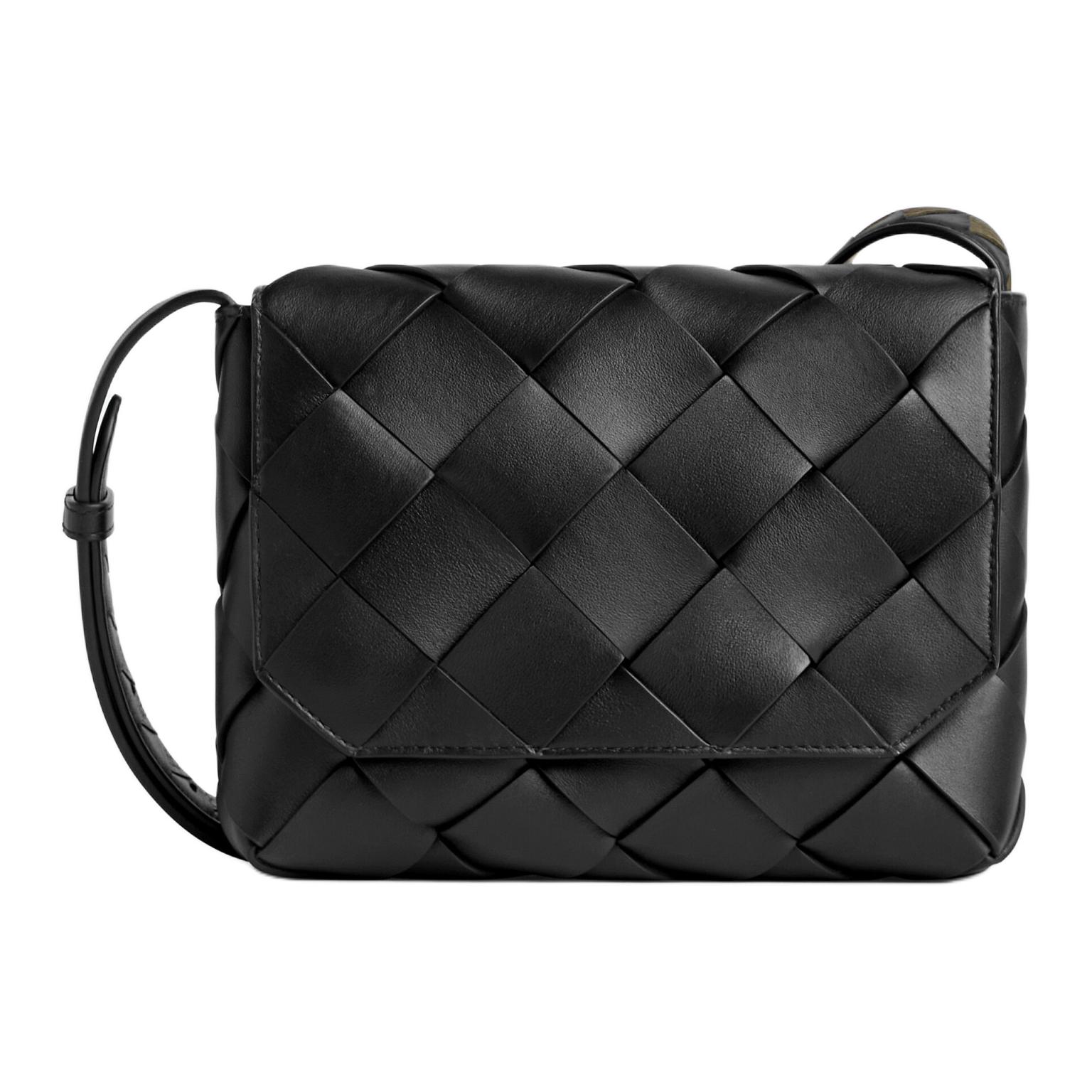 

Bottega Veneta Диаго кожаная сумка через плечо мужская черная