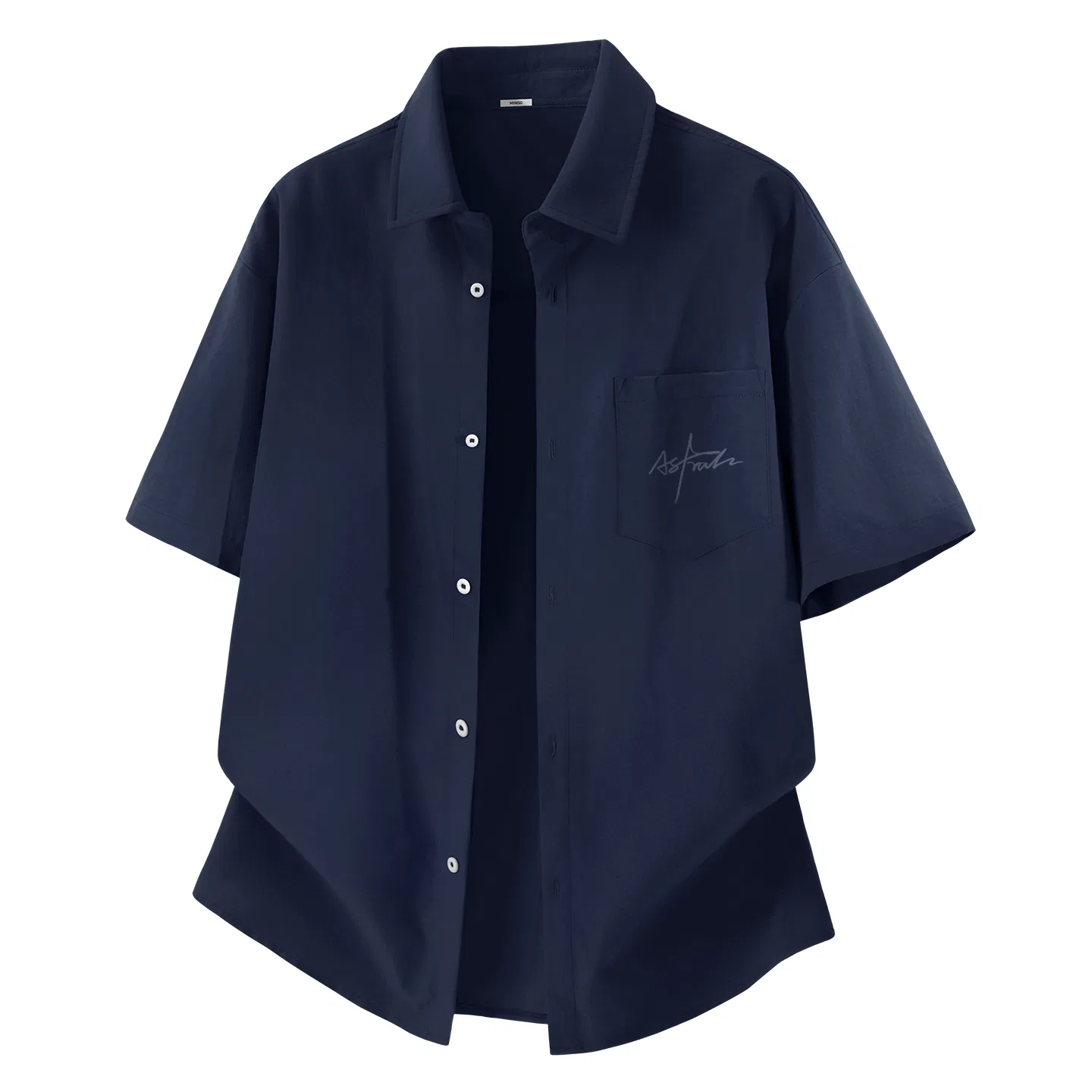 Детская рубашка с отложным воротником Ice Silk Quick Dry MINISO, Navy Blue