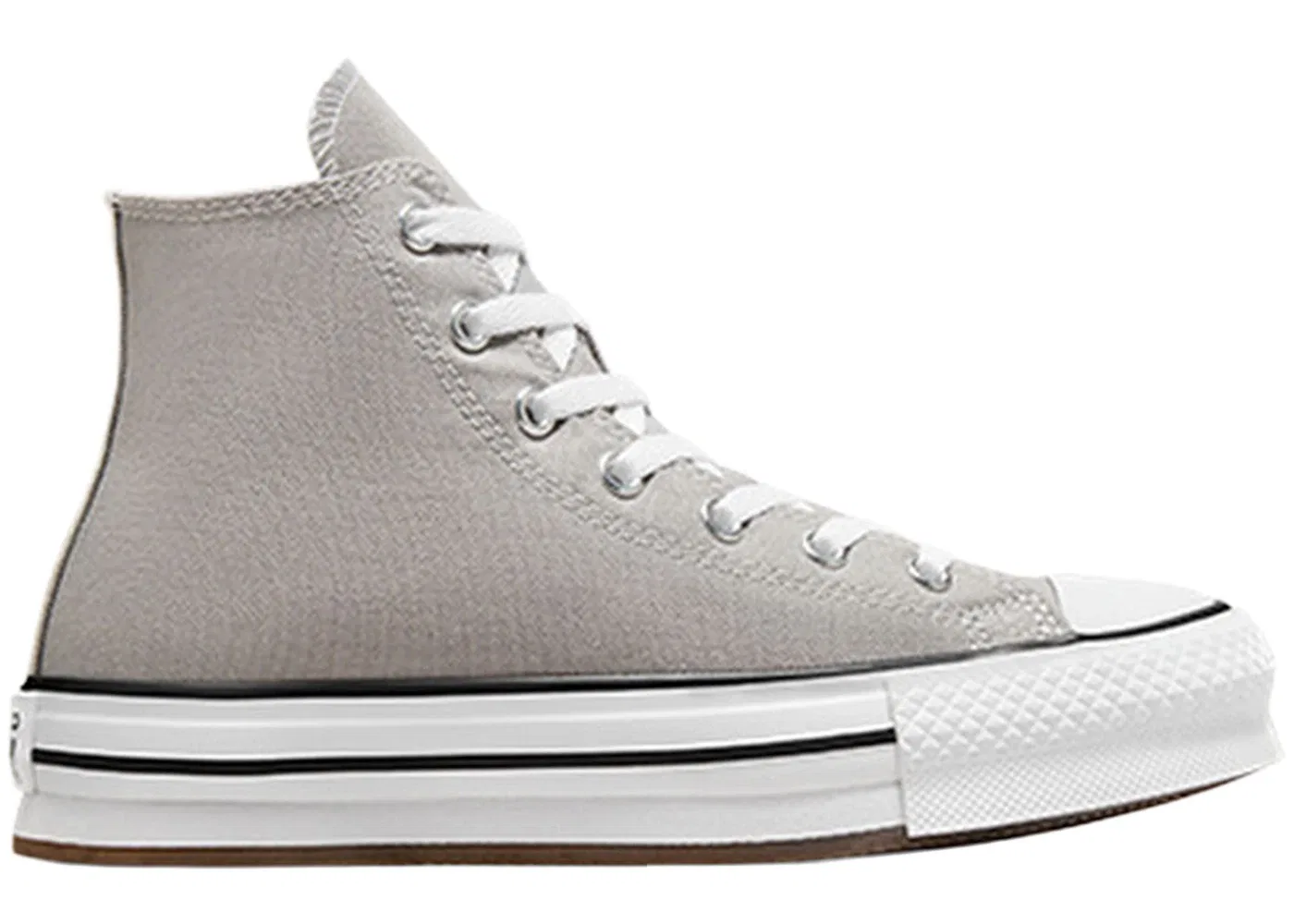Детские кроссовки на платформе Converse Chuck Taylor All Star EVA Lift Platform Hi, Totally Neutral/White/Black