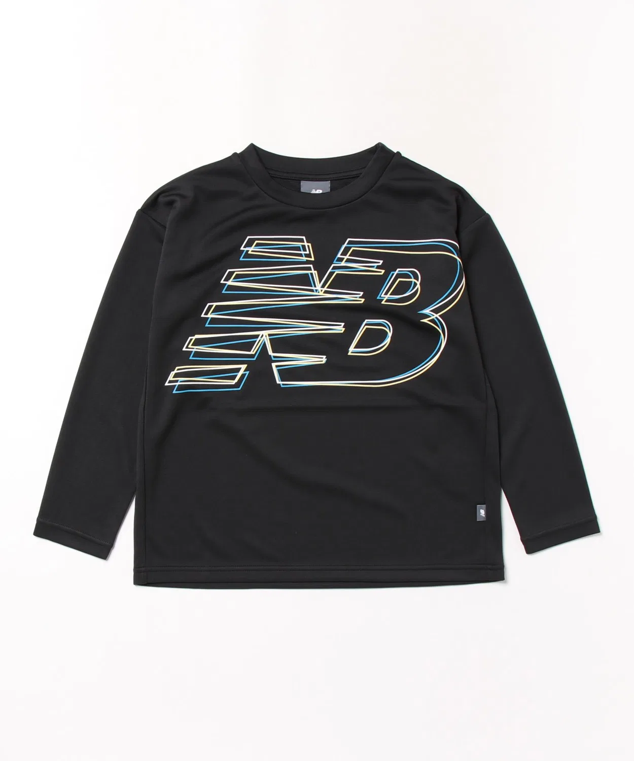 Детская футболка с длинным рукавомNew Balance YT62L5CU, Black