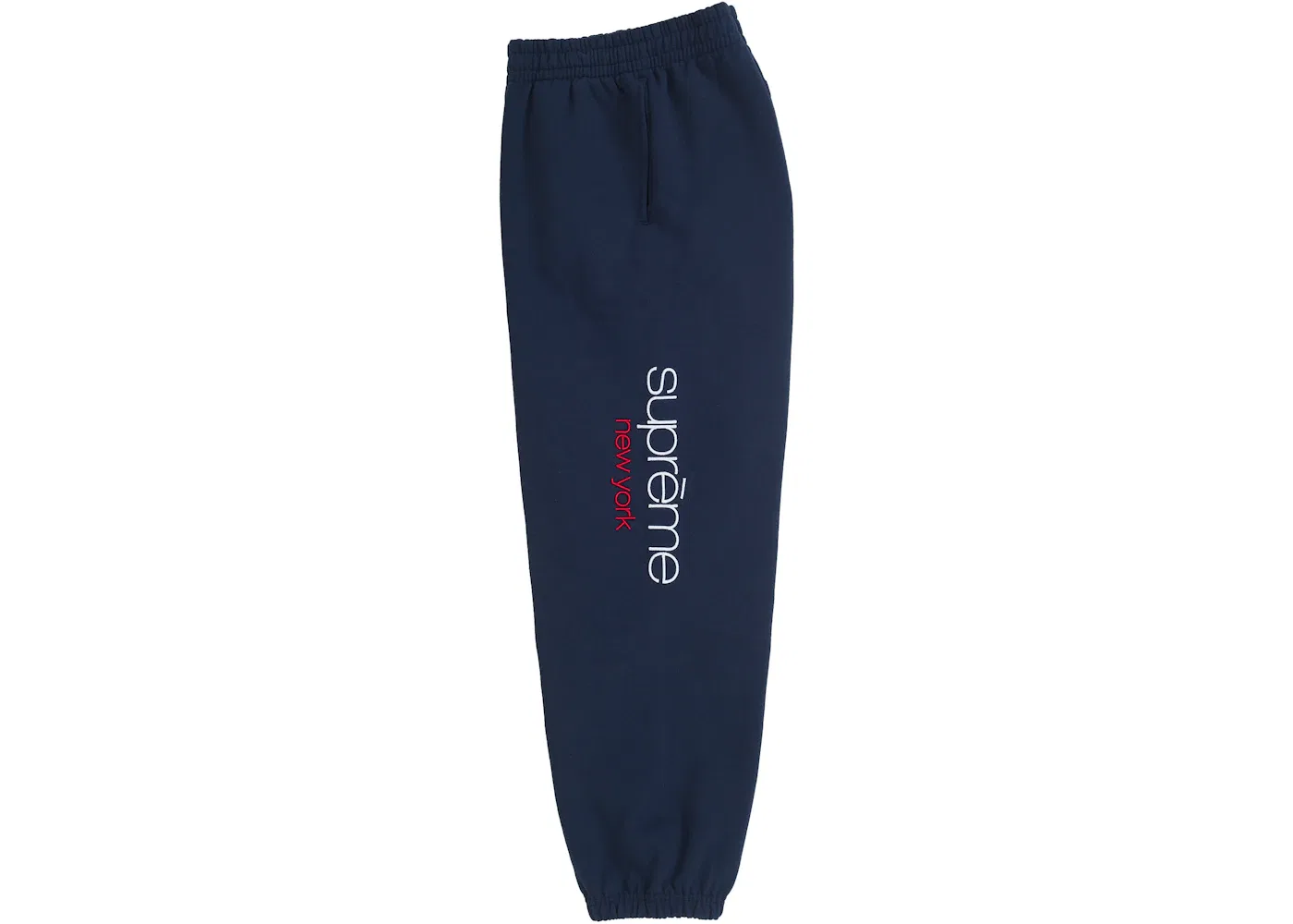 Мужские спортивные штаны хлопковые Sweatpant Supreme, Navy — фото 2