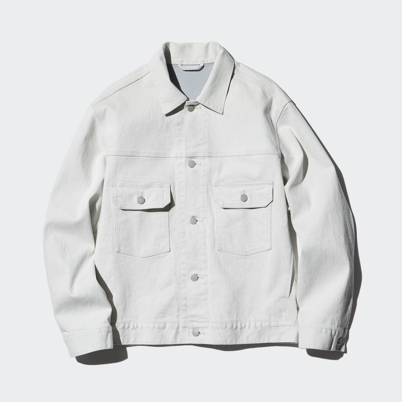 

Джинсовая куртка UNIQLO Unisex, 01 молочно-белый