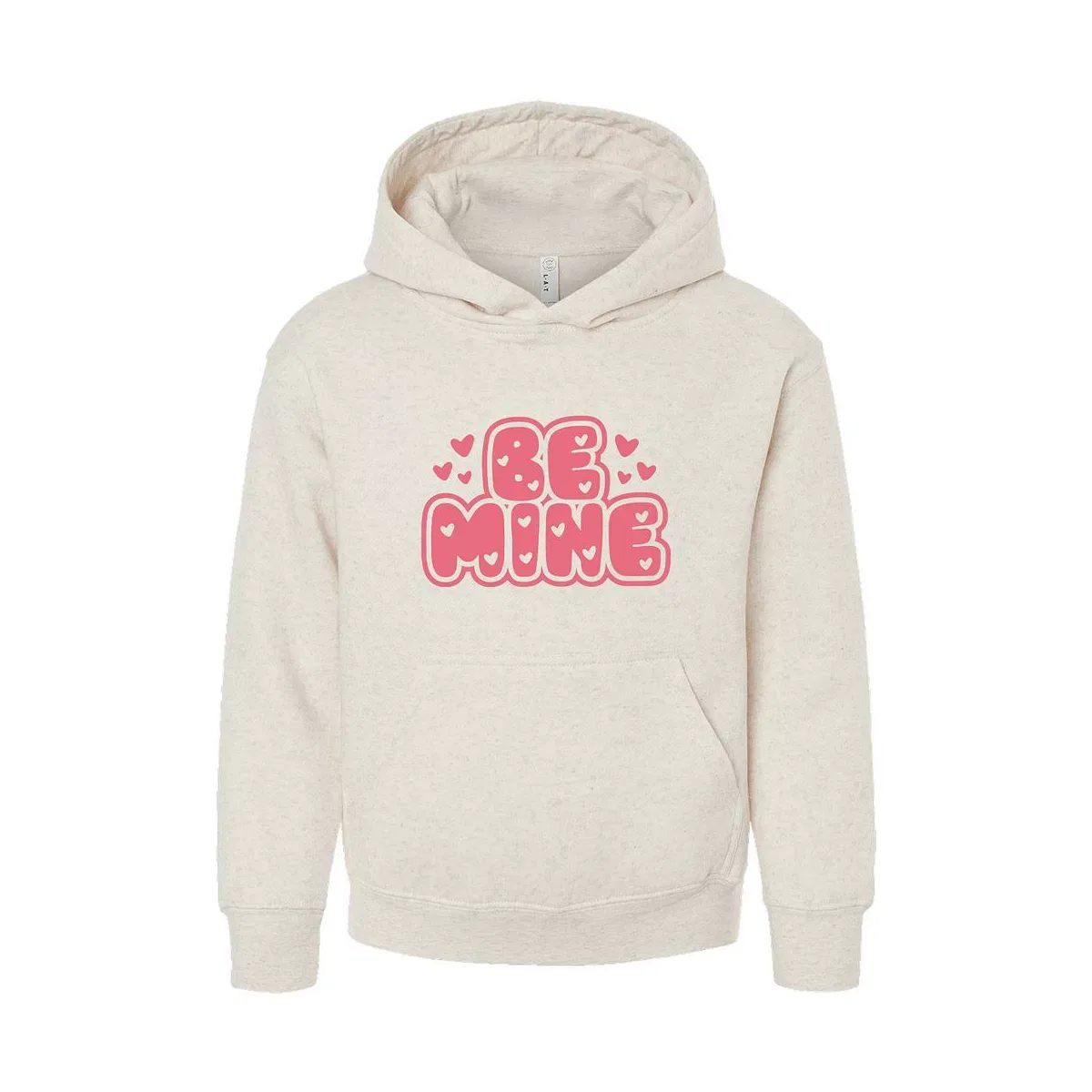 Детское худи с принтом Be Mine Bubble The Juniper Shop, Natural