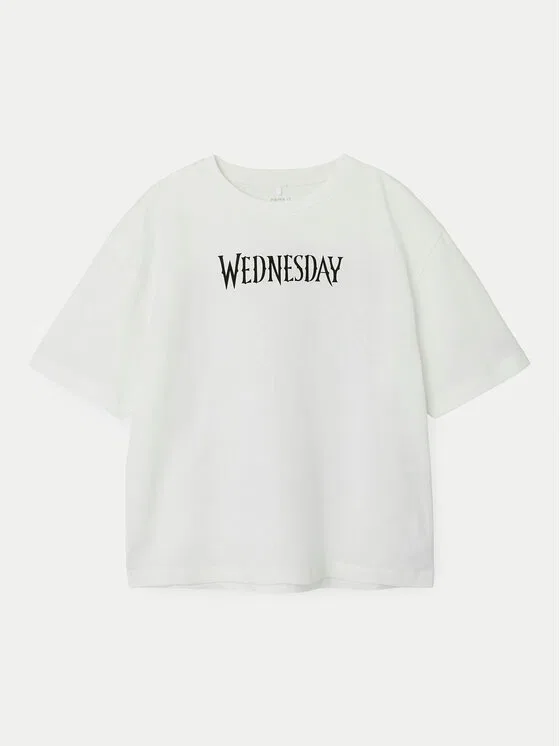 Футболка standard fit Farra Wednesday Name It, белый — фото 3