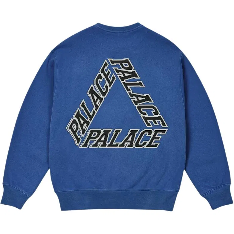 Детский свитшот с круглым вырезом Classic Blue PALACE, Classic Blue