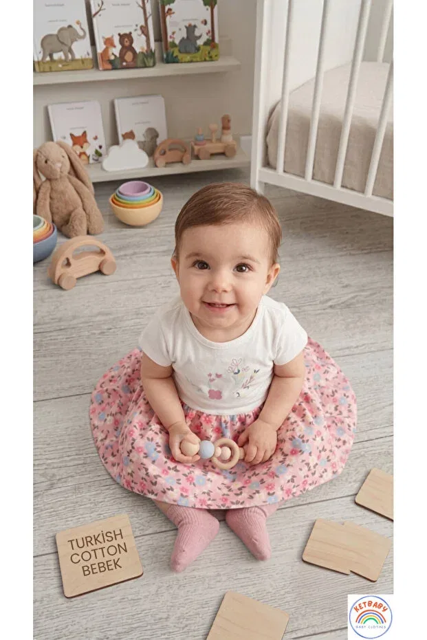 Детское платье для девочек хлопковое Ketbaby, Pink — фото 3