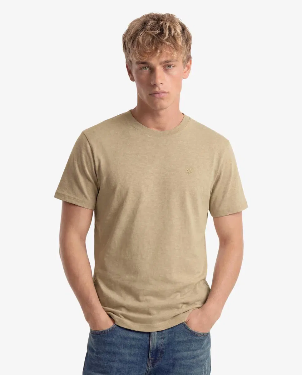 Мужская футболка с вышивкой, Essential Sdco Logo, Superdry, коричневый
