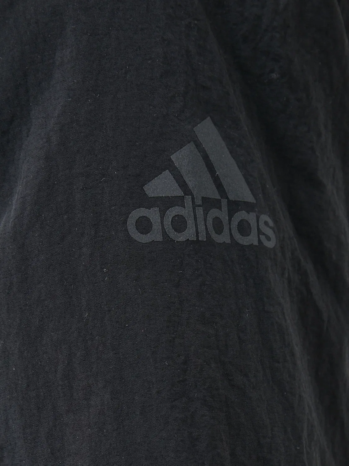 Куртка с капюшоном из искусственного меха Adidas, черный — фото 4