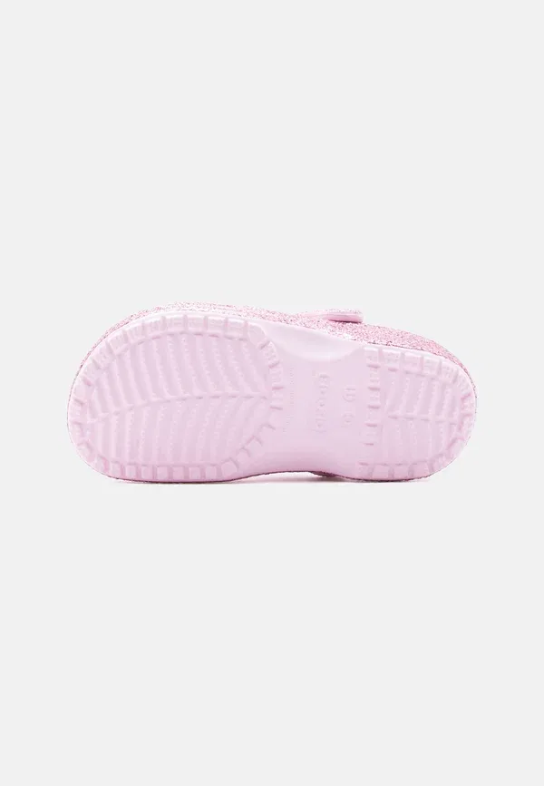 Классические туфли-мюли с крупными блестками Crocs, розовый — фото 4