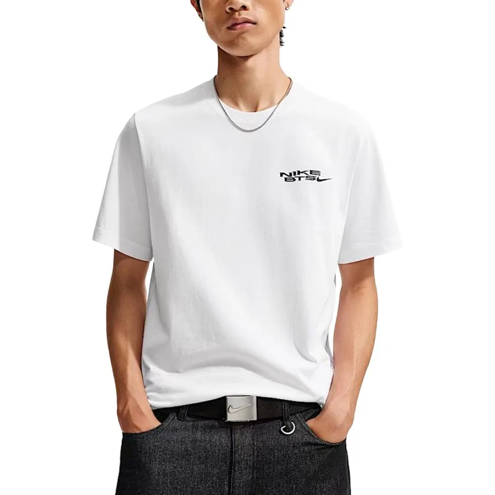 Мужская футболка с круглым вырезом Nike X BTS, White — фото 4