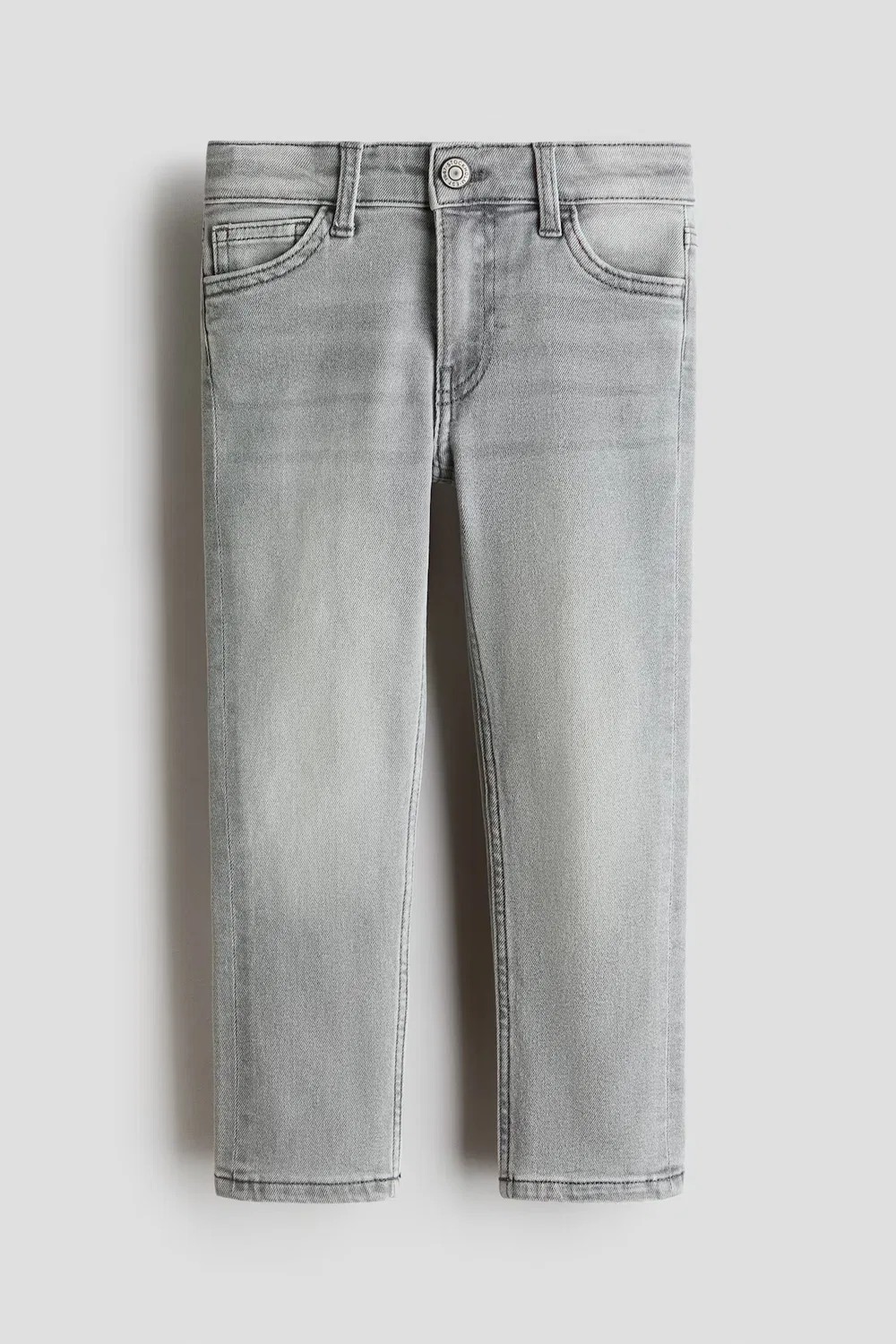 Узкие джинсы H&M, Helles Denimgrau