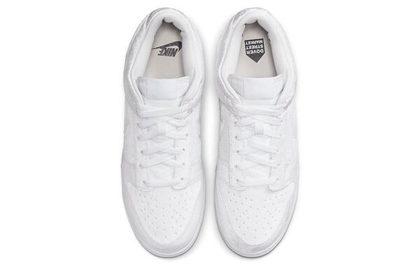 Кроссовки x dover street market dunk low Nike, белый — фото 4