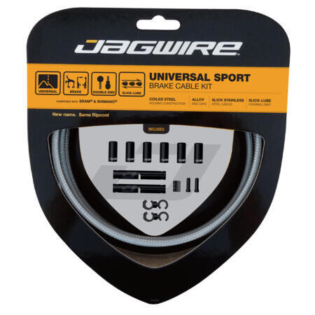 

Комплект тормозных тросов Universal Sport - серебристый JAGWIRE, серебро / серебро / серебро