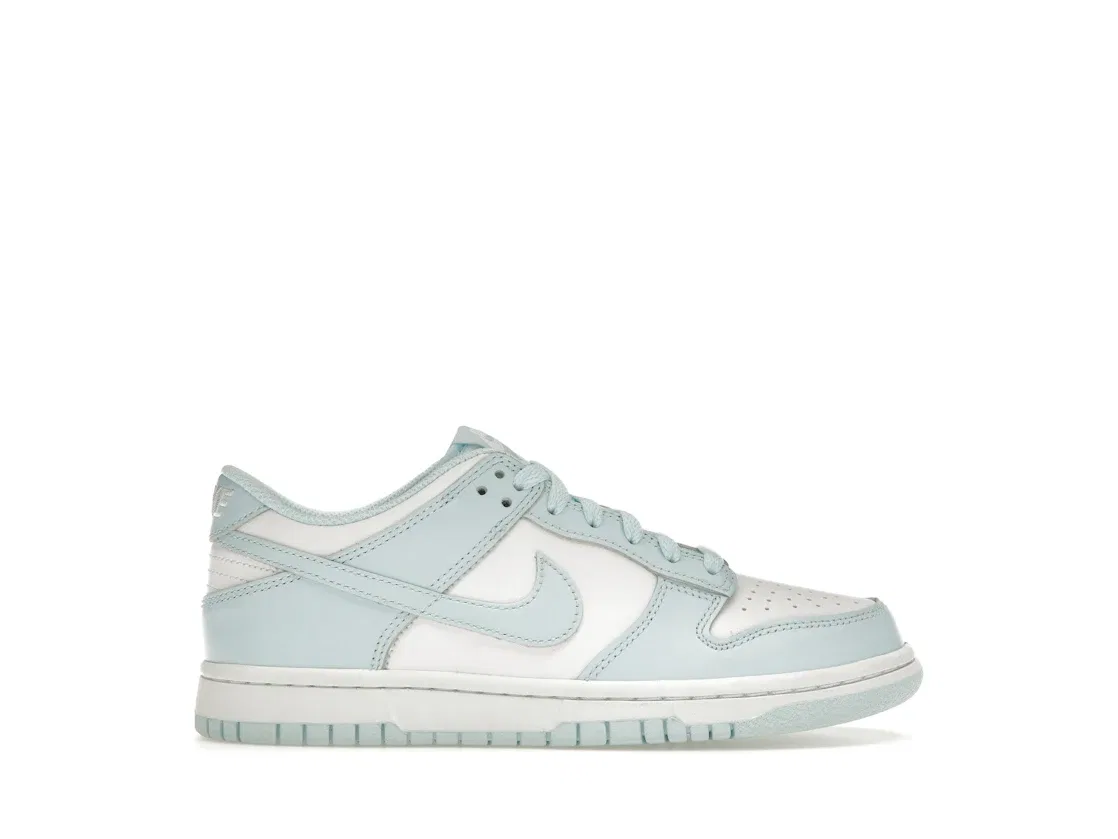 Детские кроссовки классические Nike Dunk Low Nike, White / Glacier Blue