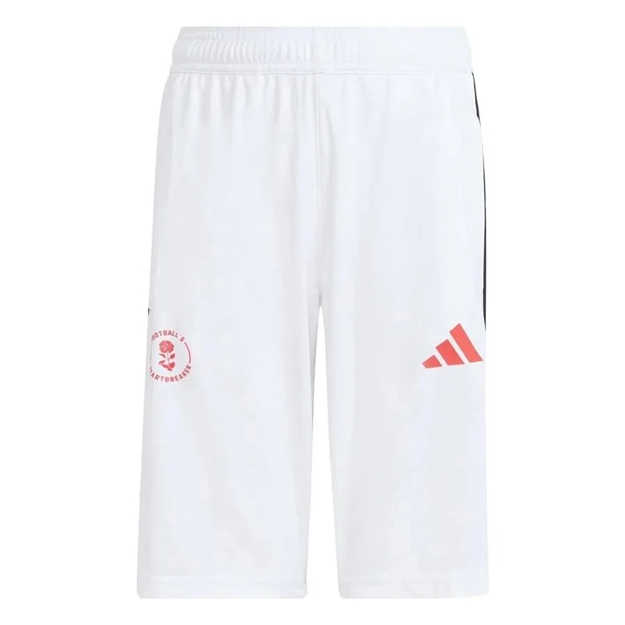 Детские спортивные шорты с принтом Ly Hot Sho Y adidas, Белый
