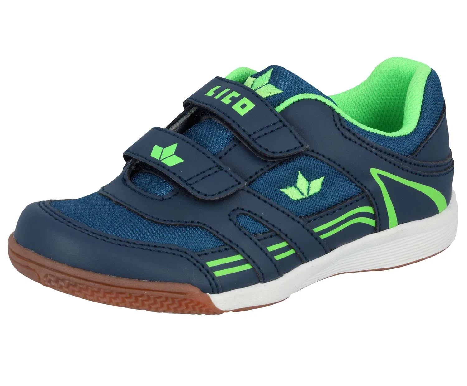 Детские кроссовки с липучкой Active Indoor V Lico, Цвет Blau