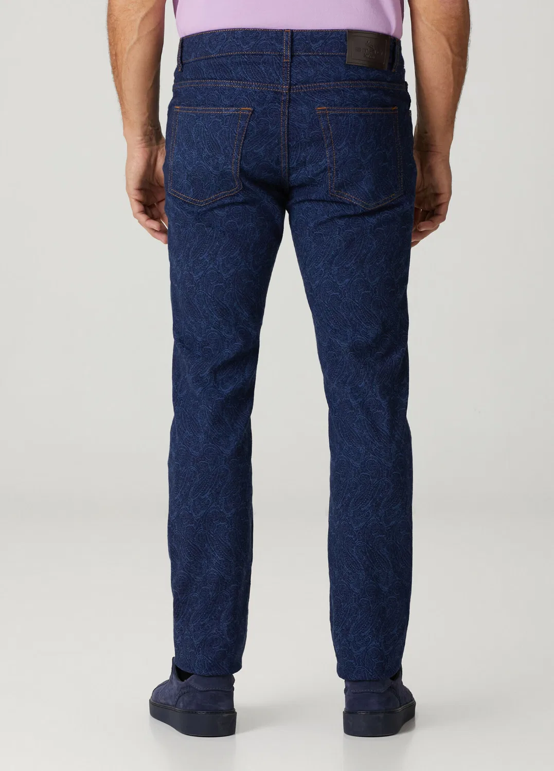 Джинсы Etro Mavi Etnik Desenli, Gri — фото 3