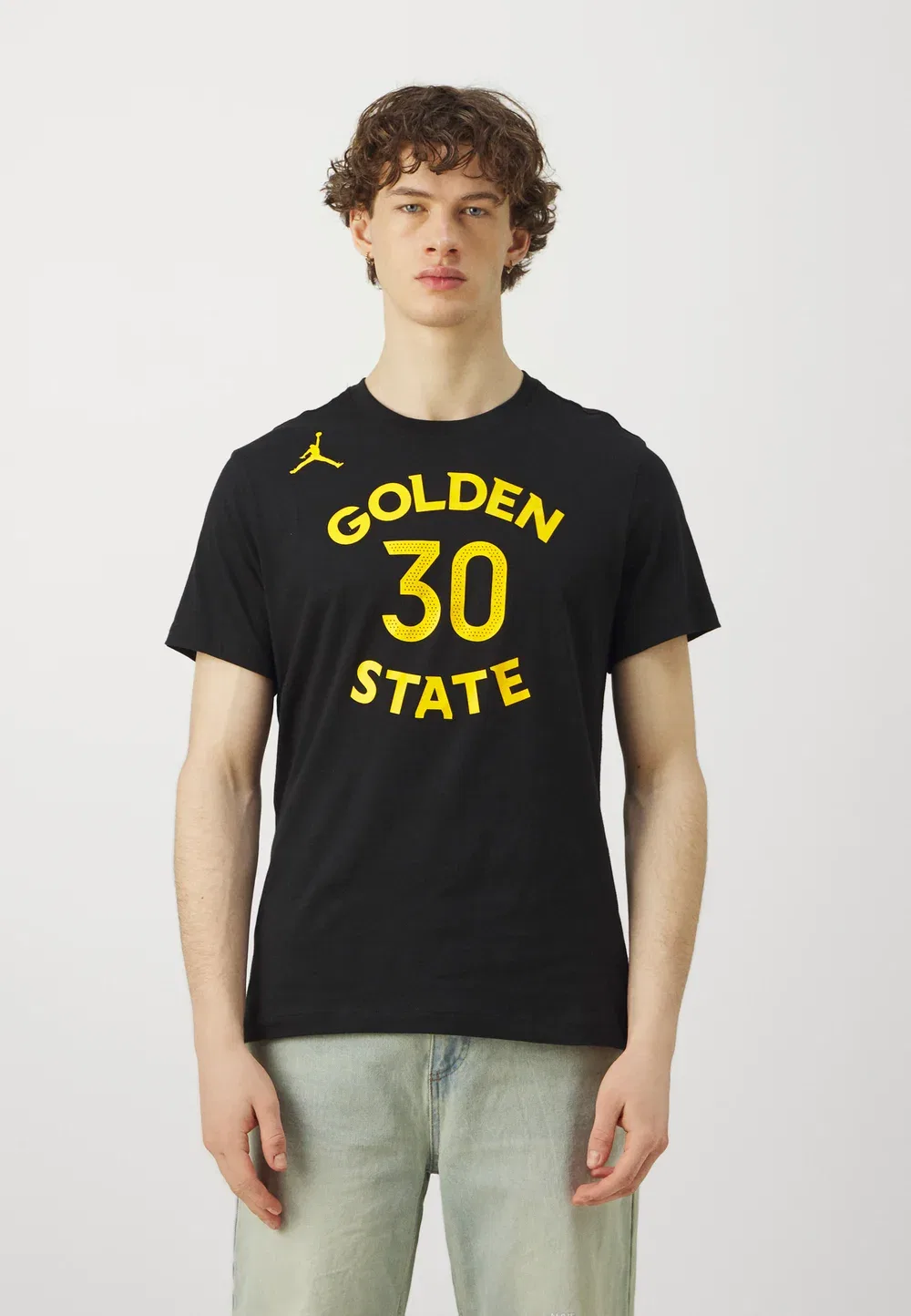 Футболка NBA Golden State Warriors с изображением Стивена Карри - клубная одежда Nike Performance, Black — фото 3