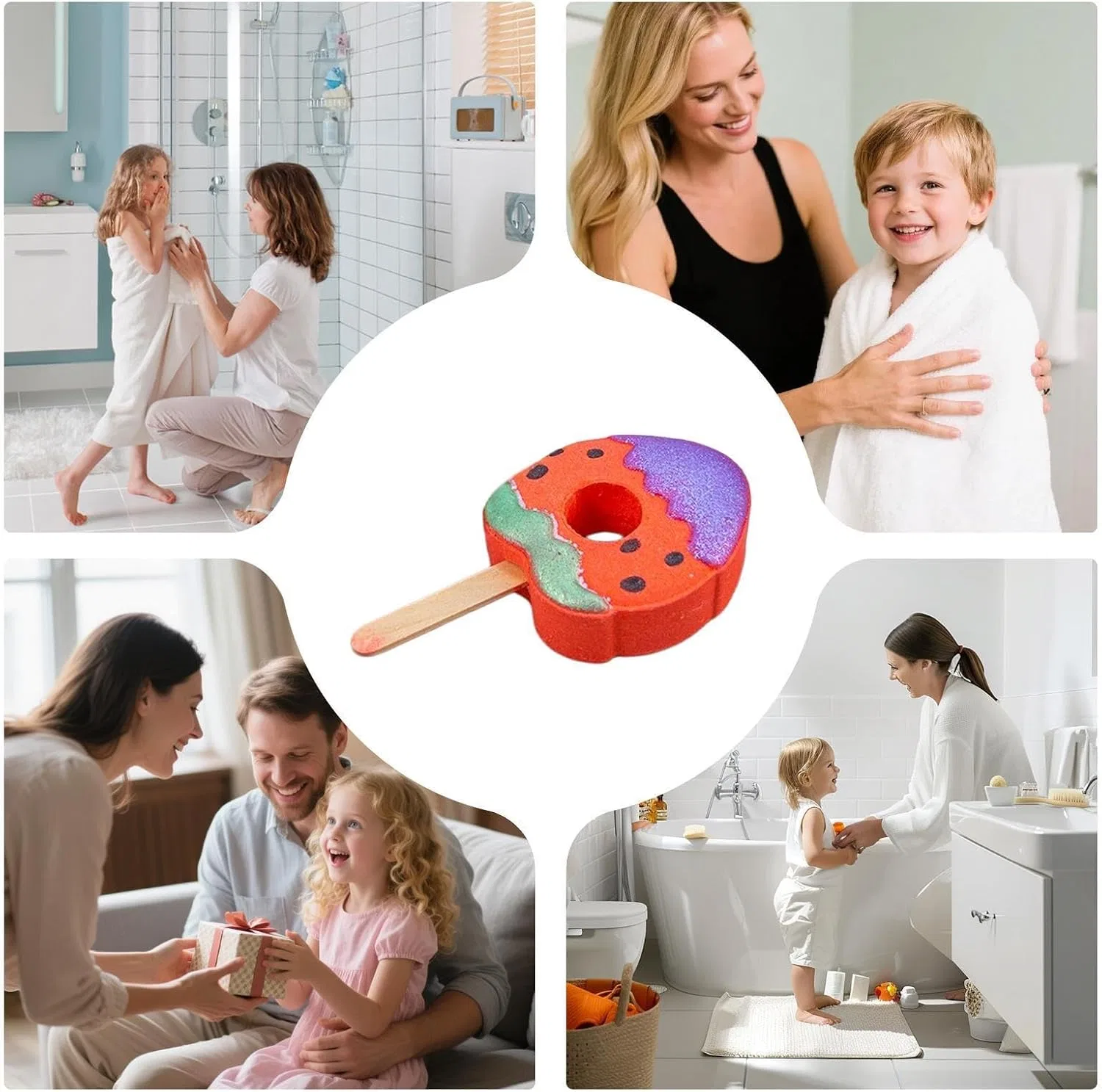 Generic Органическая успокаивающая бомбочка для ванны Soft, 80 г, Style B — фото 4