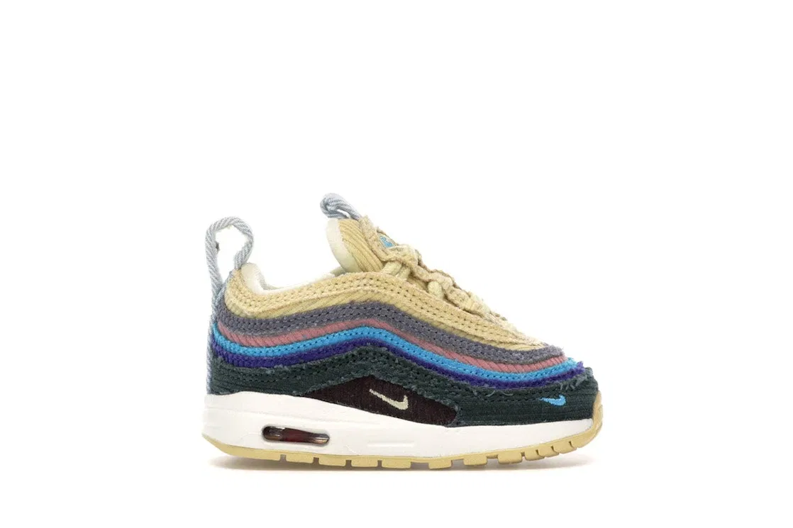 Детские кроссовки Lifestyle Nike Air Max 1/97, Light Blue Fury/Lemon Wash