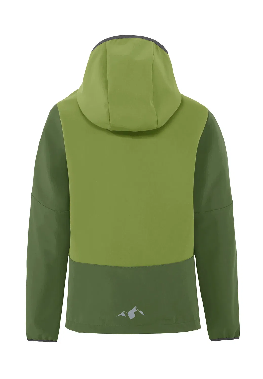 Детская куртка Jacken Caprea Softshell, унисекс - куртка из софтшелла Vaude, Green Pepper — фото 2