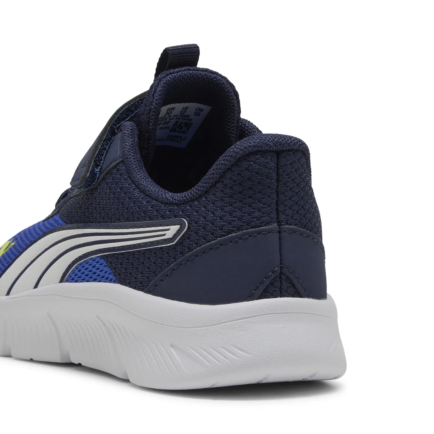 Детские кроссовки для мальчиков гибкие PUMA FlexFocus Modern, Vivid Blue White — фото 3