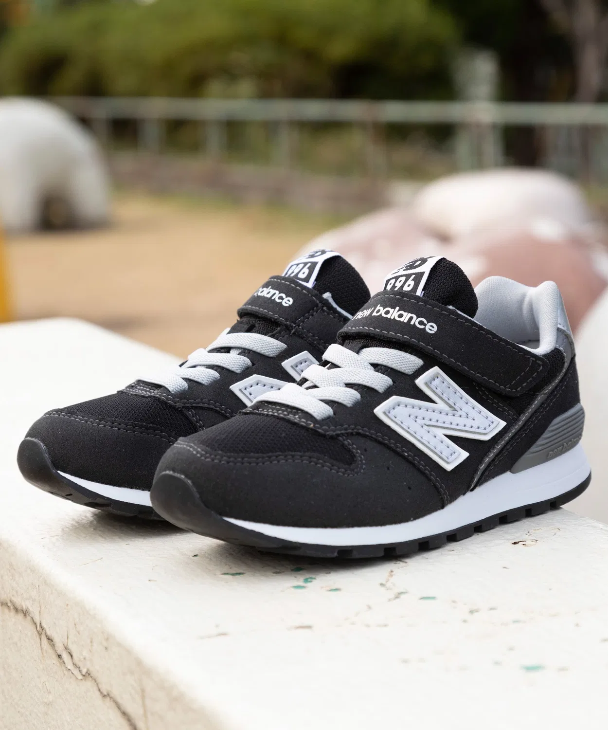 Детские кроссовки с липучкой 996 New Balance, Black