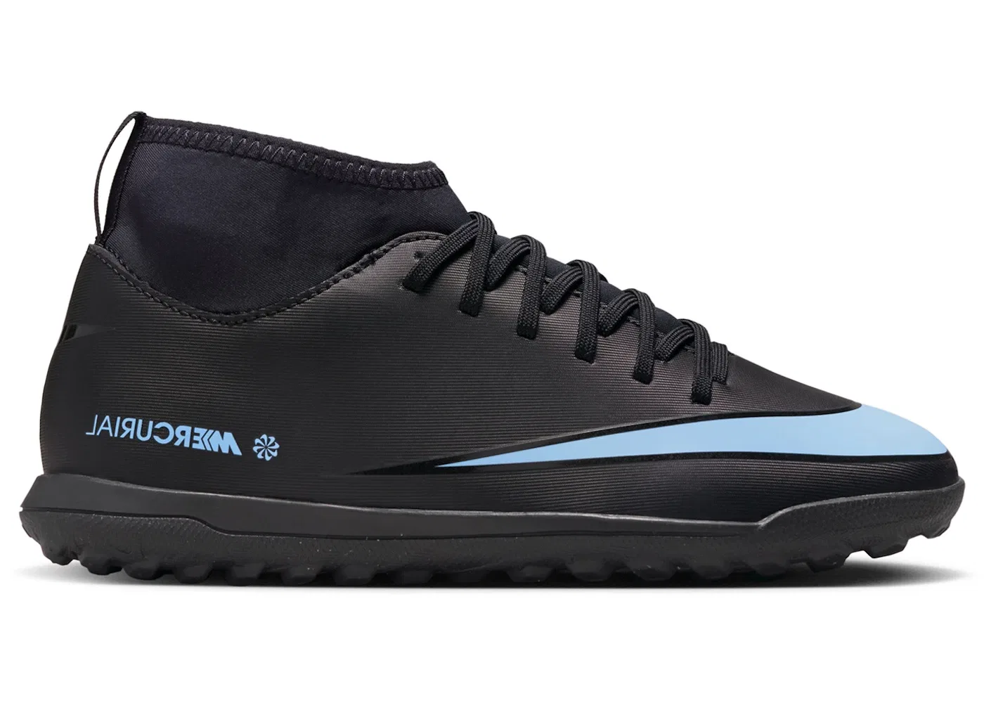 Детские кроссовки Nike Mercurial Superfly 10 Club TF, Black/Black