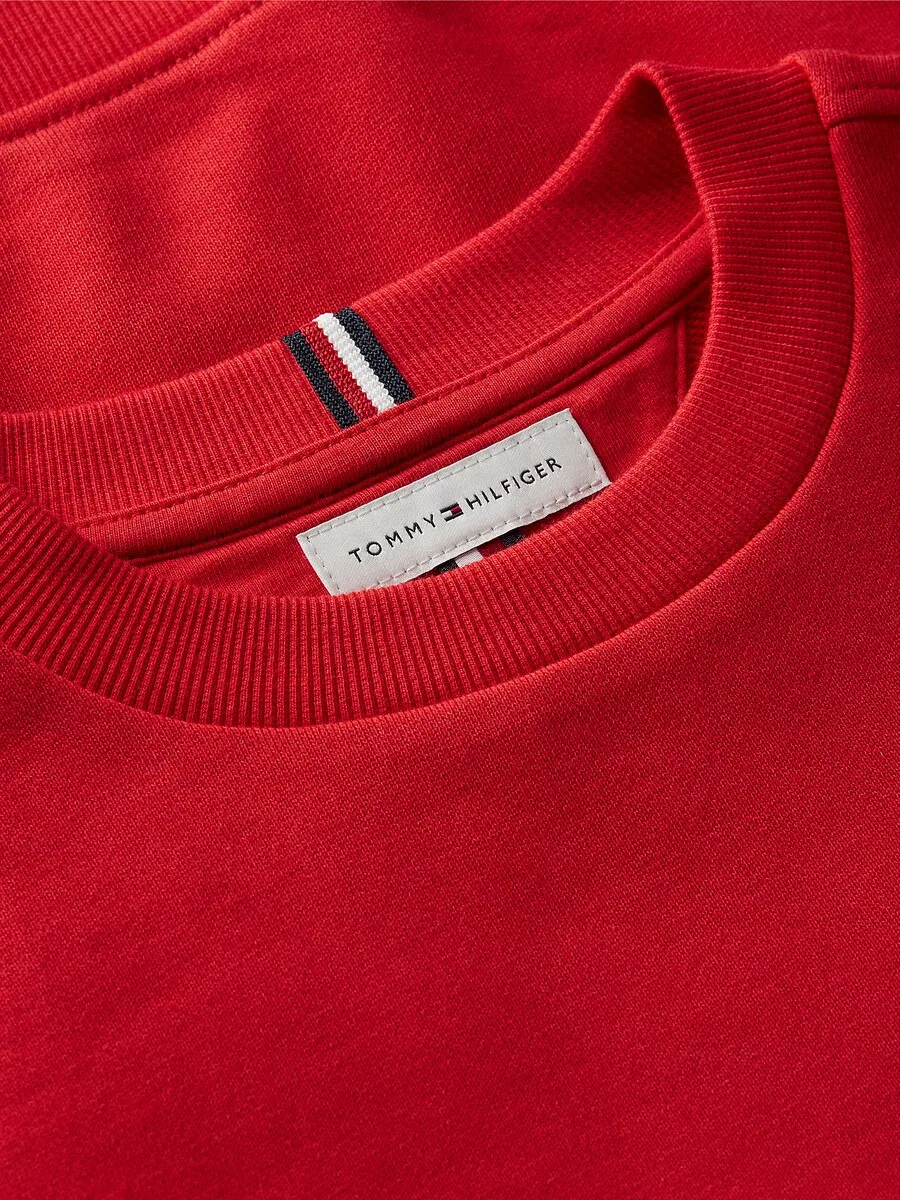Толстовка TOMMY HILFIGER огненно-красного цвета — фото 3