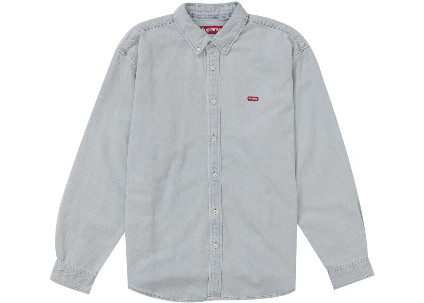 Мужская рубашка из денима Supreme Shirt (FW25), Light Indigo