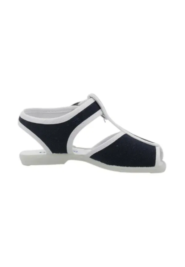 Сандалии текстильные Sandali Superga Blu, синий — фото 4