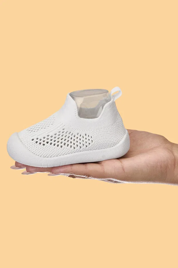 Детские ортопедические туфли с мягкой подошвой Mumenim, White — фото 4
