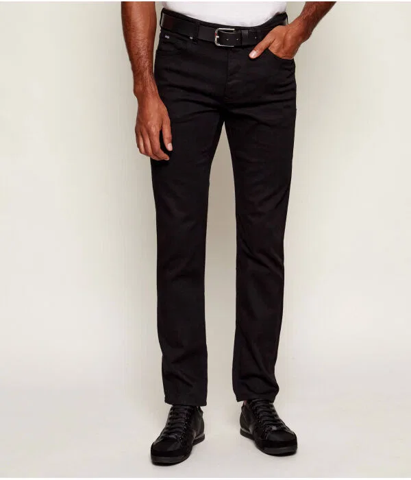 Мужские джинсы slim fit H-Delaware BOSS, черный