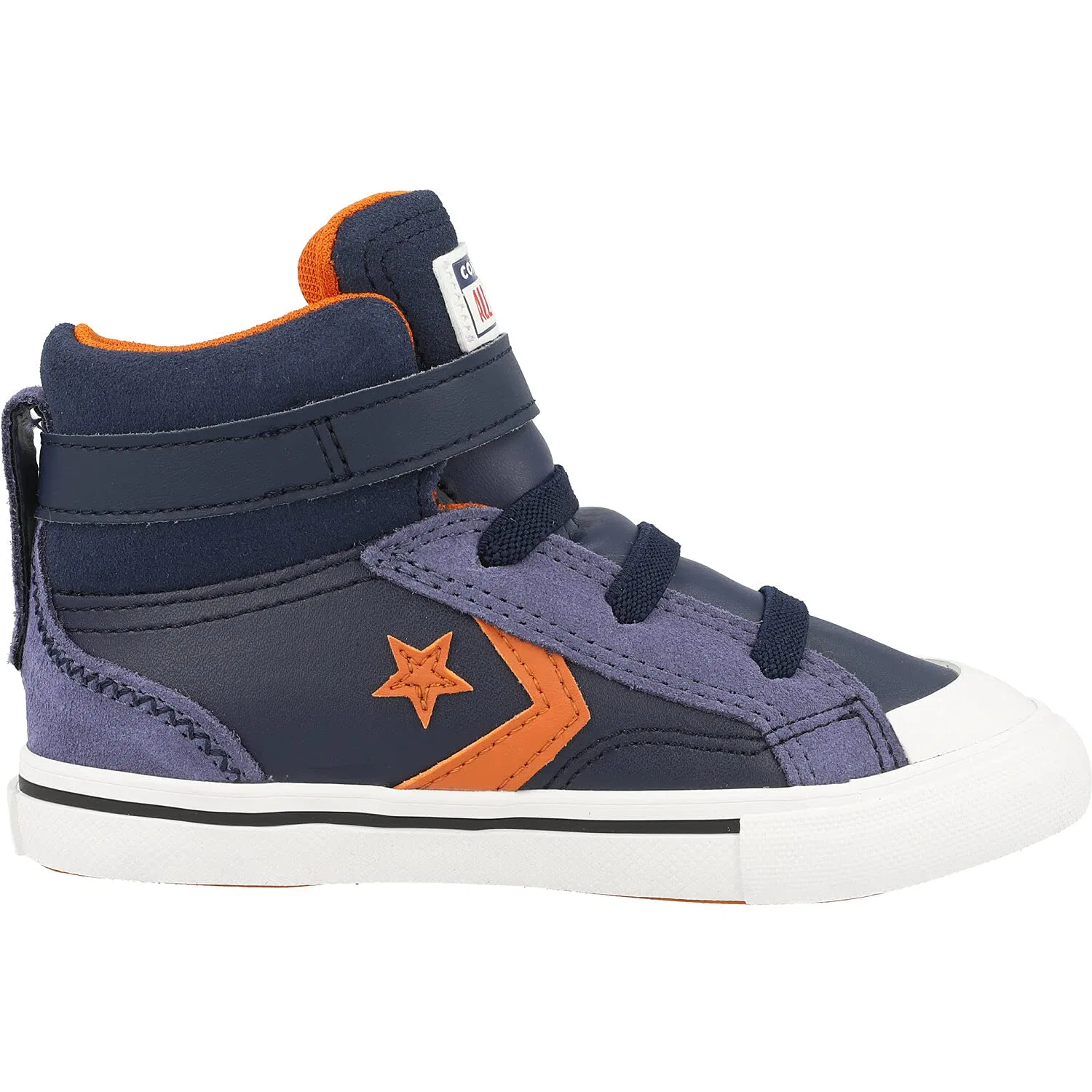 Детские кроссовки для мальчиков кожаные Pro Blaze Converse, Obsidian Blue — фото 3