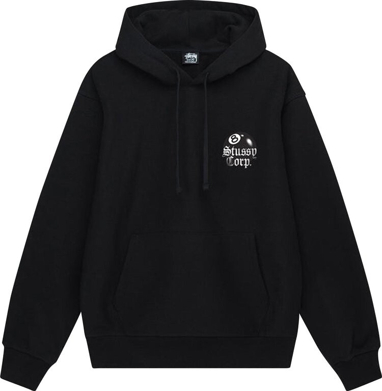 

Худи Stussy 8 Ball Corp. Hoodie 'Black', черный