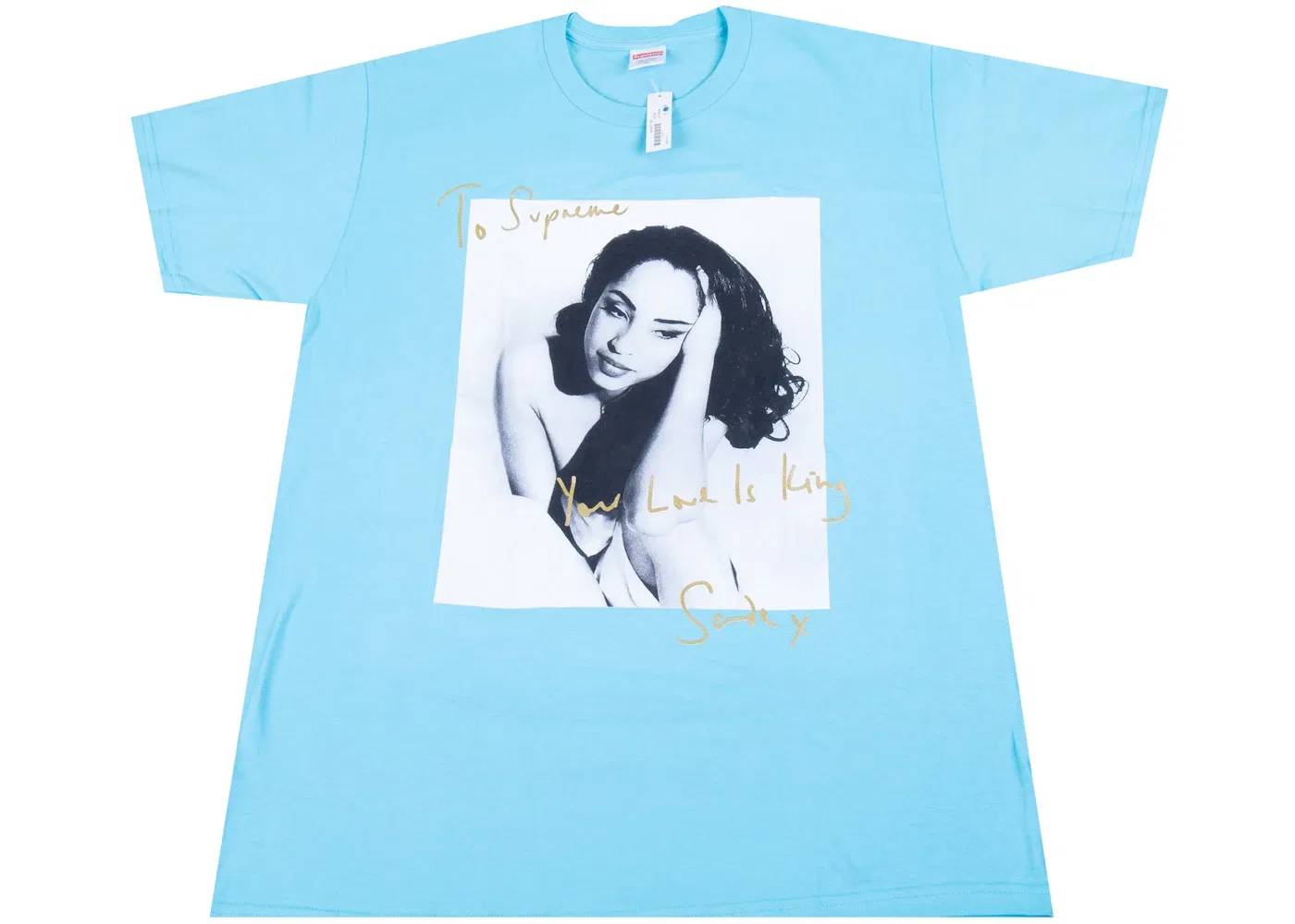 Мужская футболка с принтом Supreme Tee, Aqua