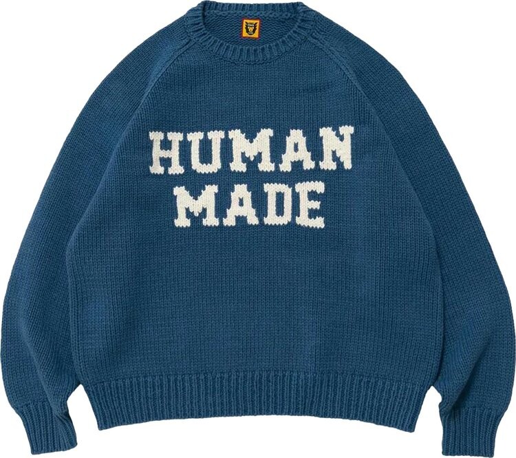 

Свитер Human Made Raglan Knit Sweater 'Blue', синий